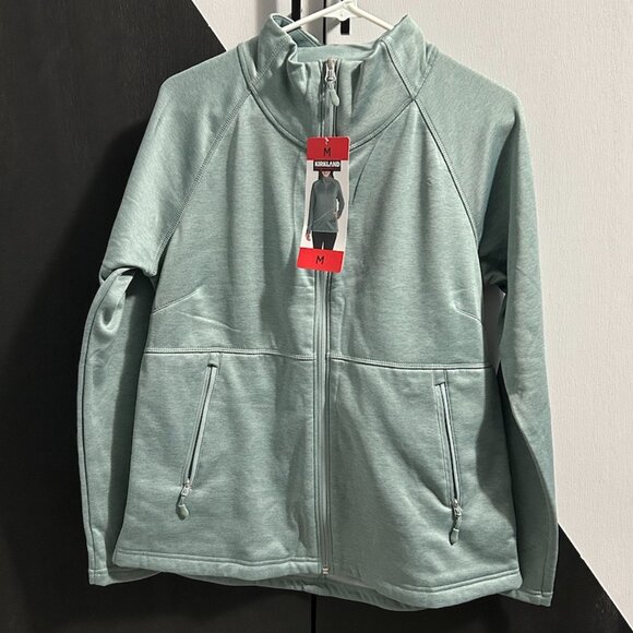 NWT Kirkland Signature Fleece-Lined Full Zip Sweatshirt Women's Size M - Picture 1 of 11